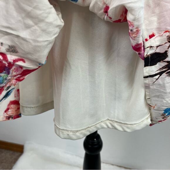 Entro Floral Mini Sundress V-Neck Sleeveless Spring Summer Medium - Picture 7 of 9